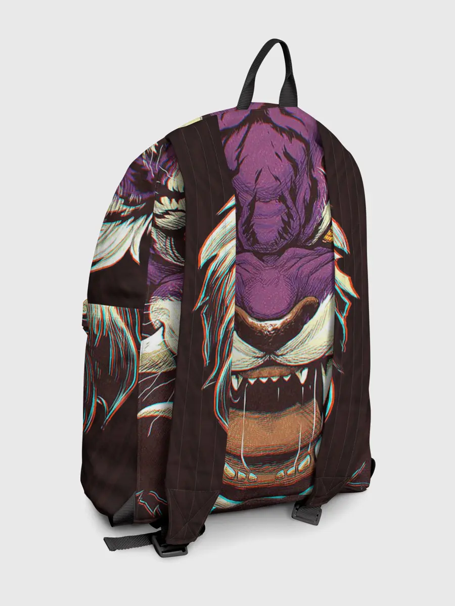 Рюкзак джинсовый / Маска тигра