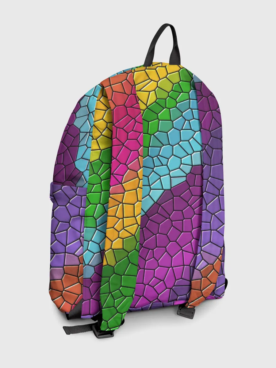 Рюкзак джинсовый / Яркая мозаика