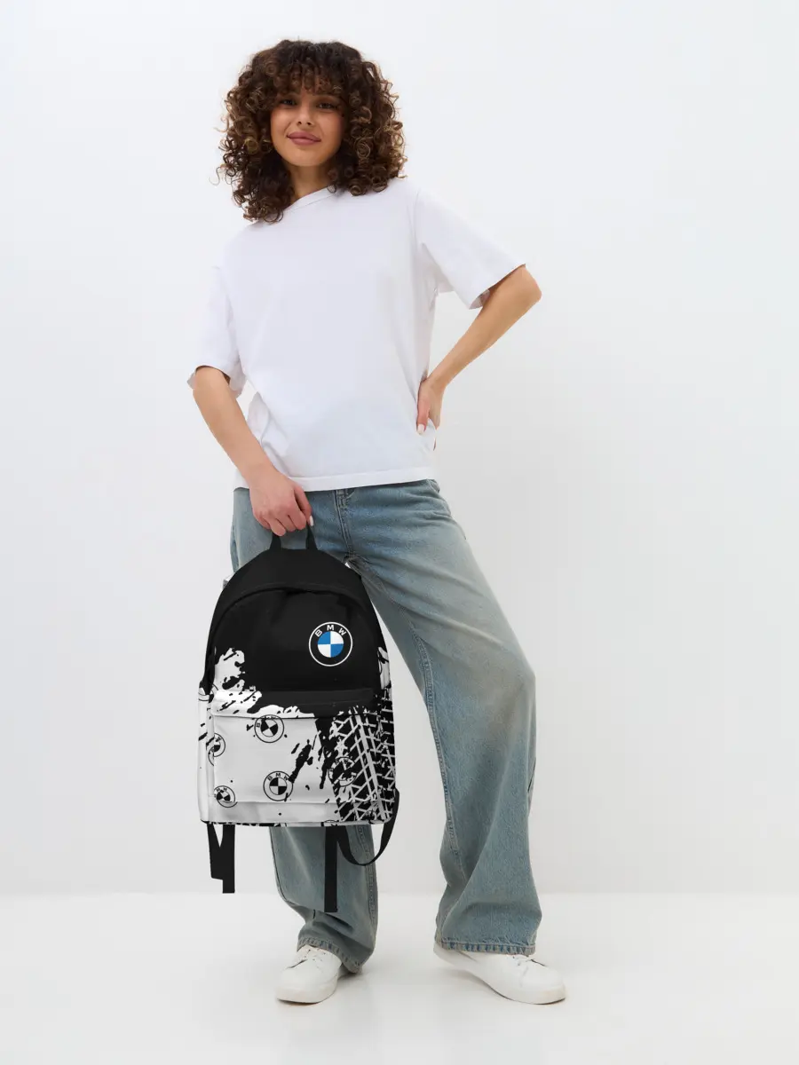 Рюкзак джинсовый / BMW / БМВ