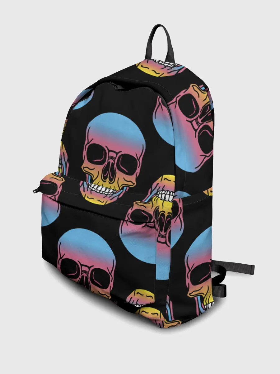 Рюкзак джинсовый / Neon skull