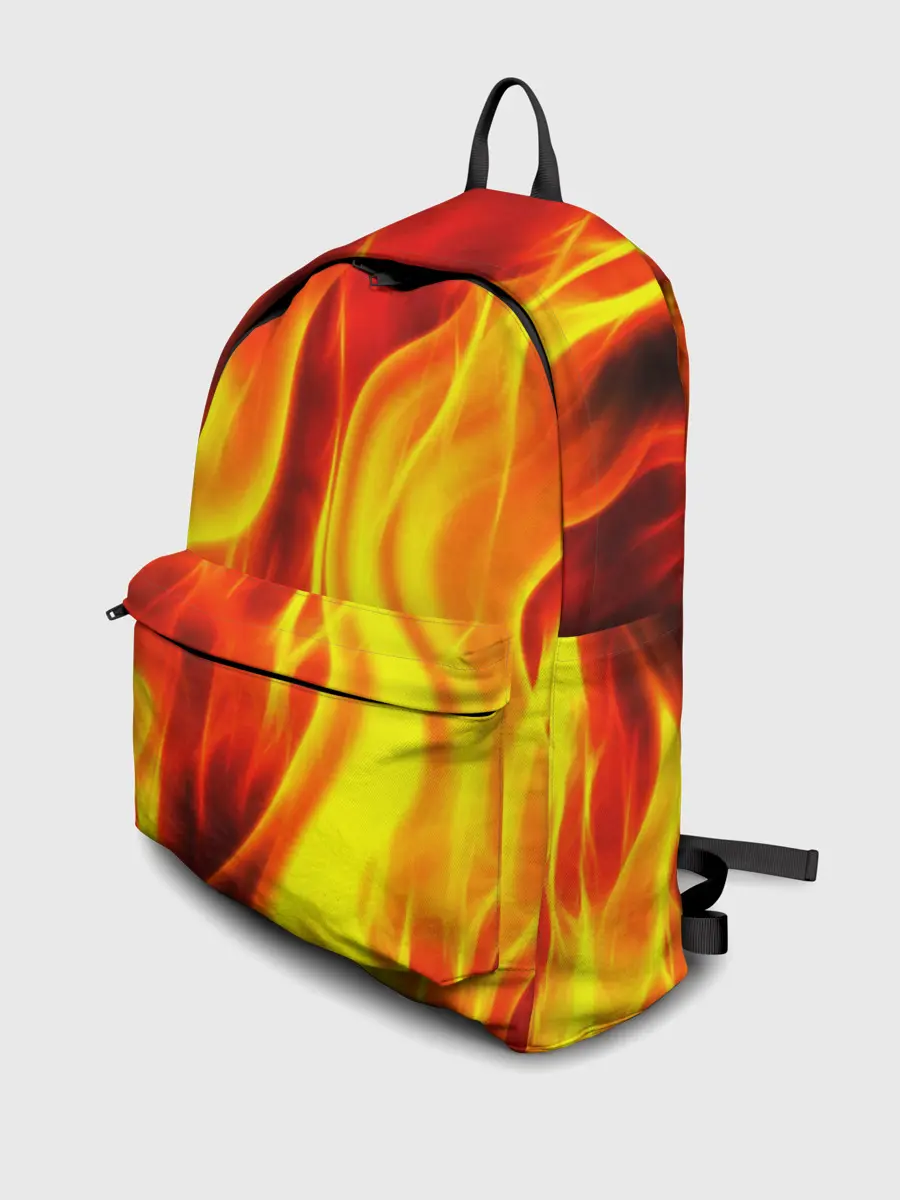 Рюкзак джинсовый / Неон Огонь