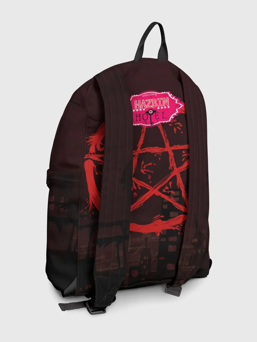 Рюкзак джинсовый / Отель Хазбин - Хаск