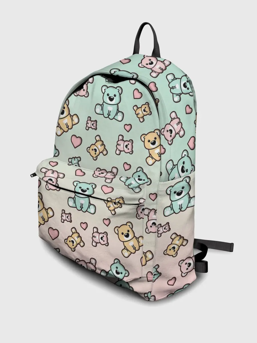 Рюкзак джинсовый / МИШКИ