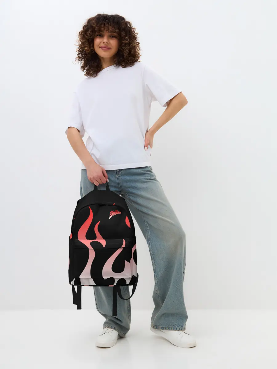 Рюкзак джинсовый / Приключения ДжоДжо