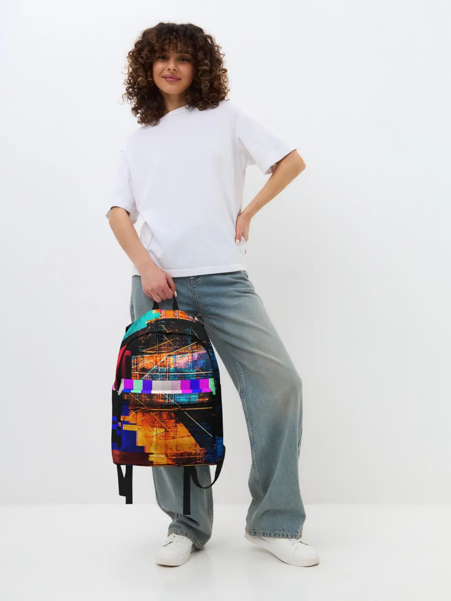 Рюкзак джинсовый / ПОМЕХИ