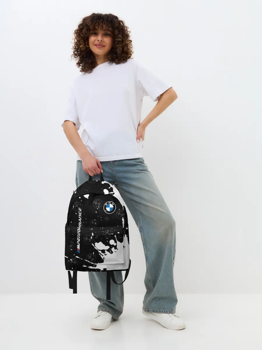 Рюкзак джинсовый / BMW / БМВ