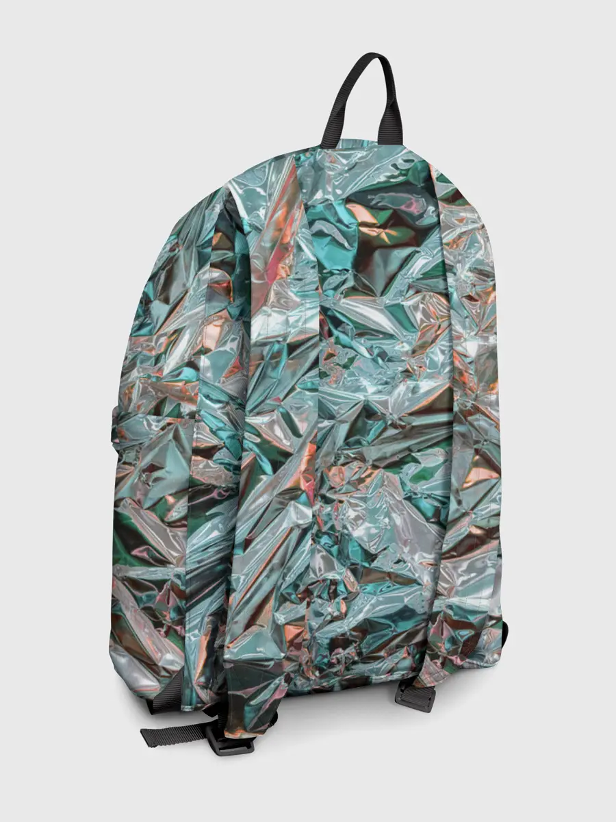 Рюкзак джинсовый / Голографическая фольга