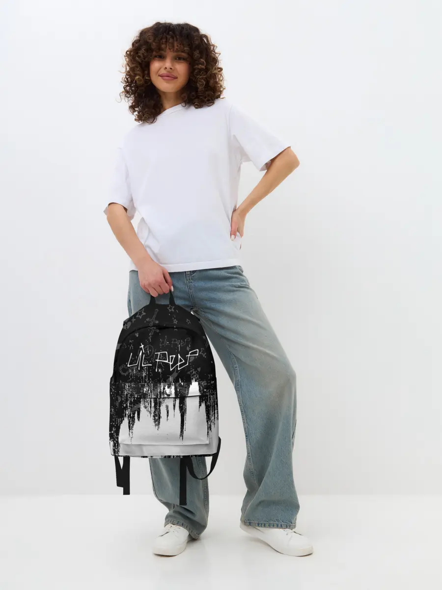 Рюкзак джинсовый / LIL PEEP / ЛИЛ ПИП