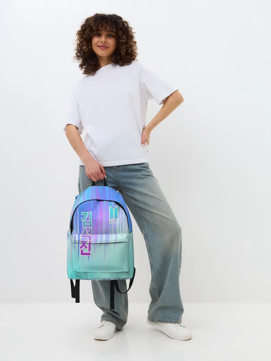 Рюкзак джинсовый / BTS