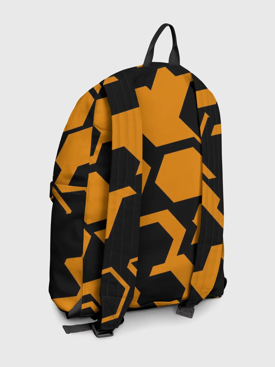 Рюкзак джинсовый / КИБЕРПАНК, жёлтый