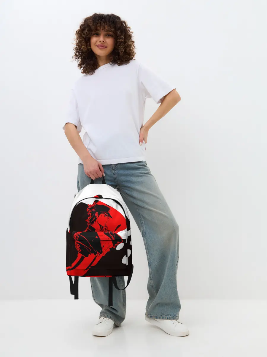 Рюкзак джинсовый / Приключения ДжоДжо