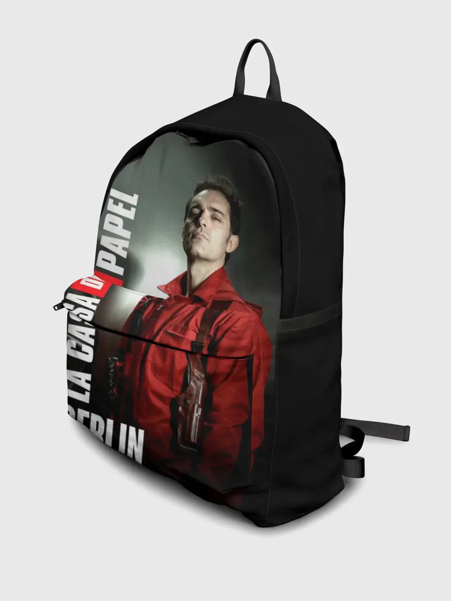 Рюкзак джинсовый / La casa de papel BERLIN