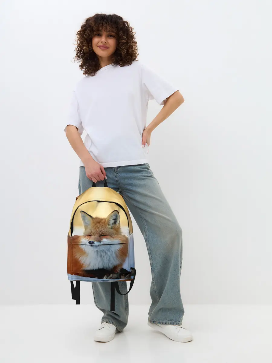 Рюкзак джинсовый / Лиса