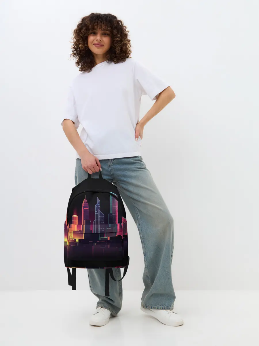 Рюкзак джинсовый / Neon City