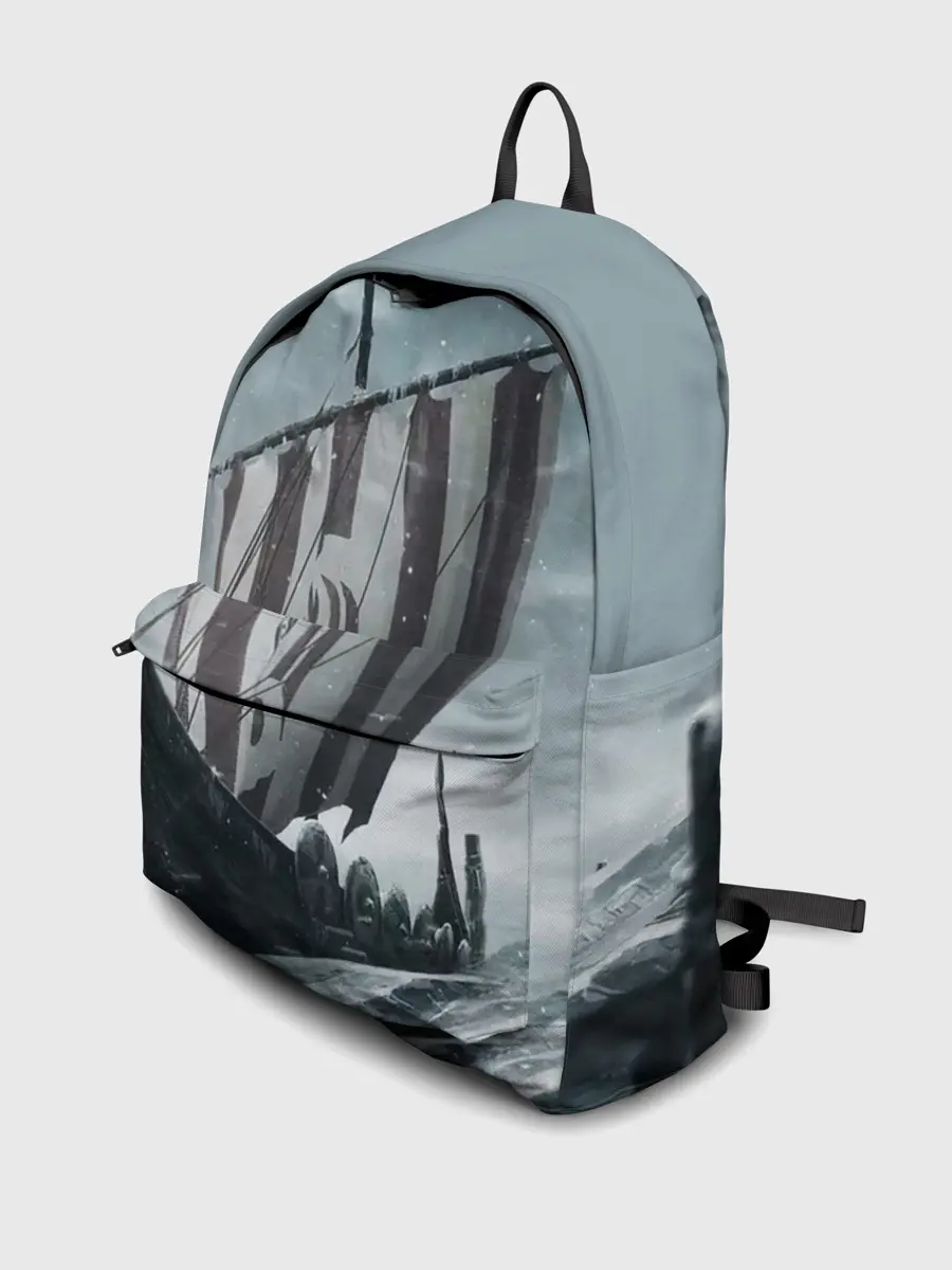 Рюкзак джинсовый / Викинги