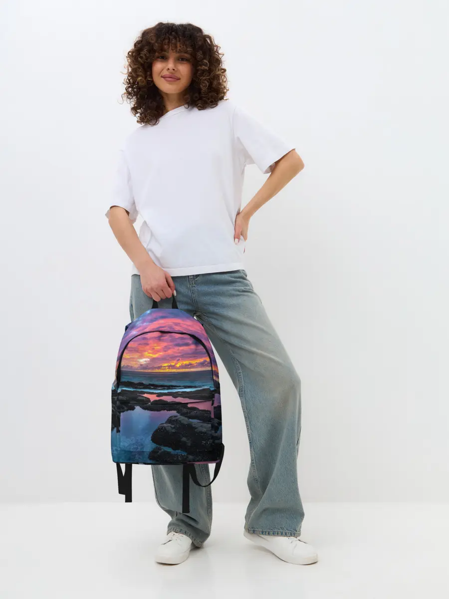 Рюкзак джинсовый / Закат