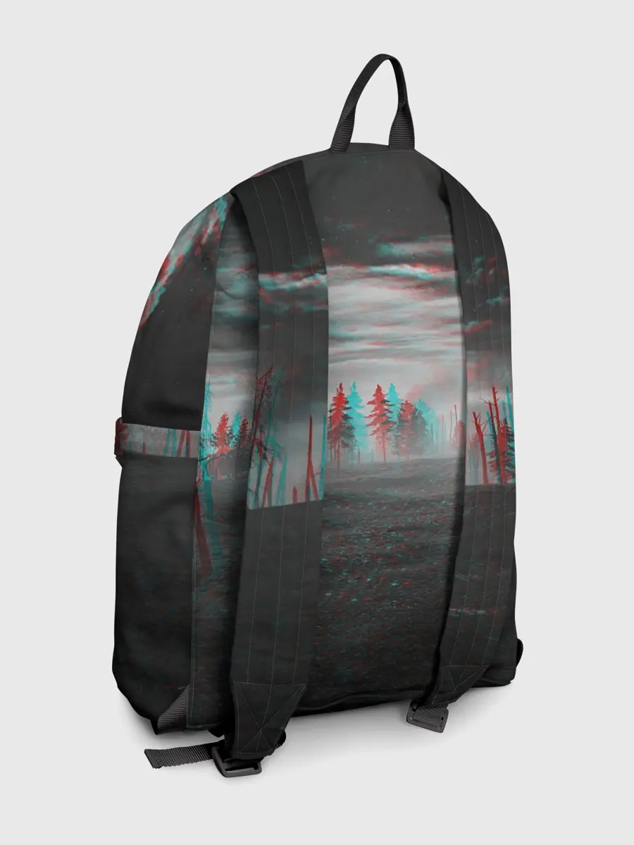 Рюкзак джинсовый / Siren Head Horror Glitch