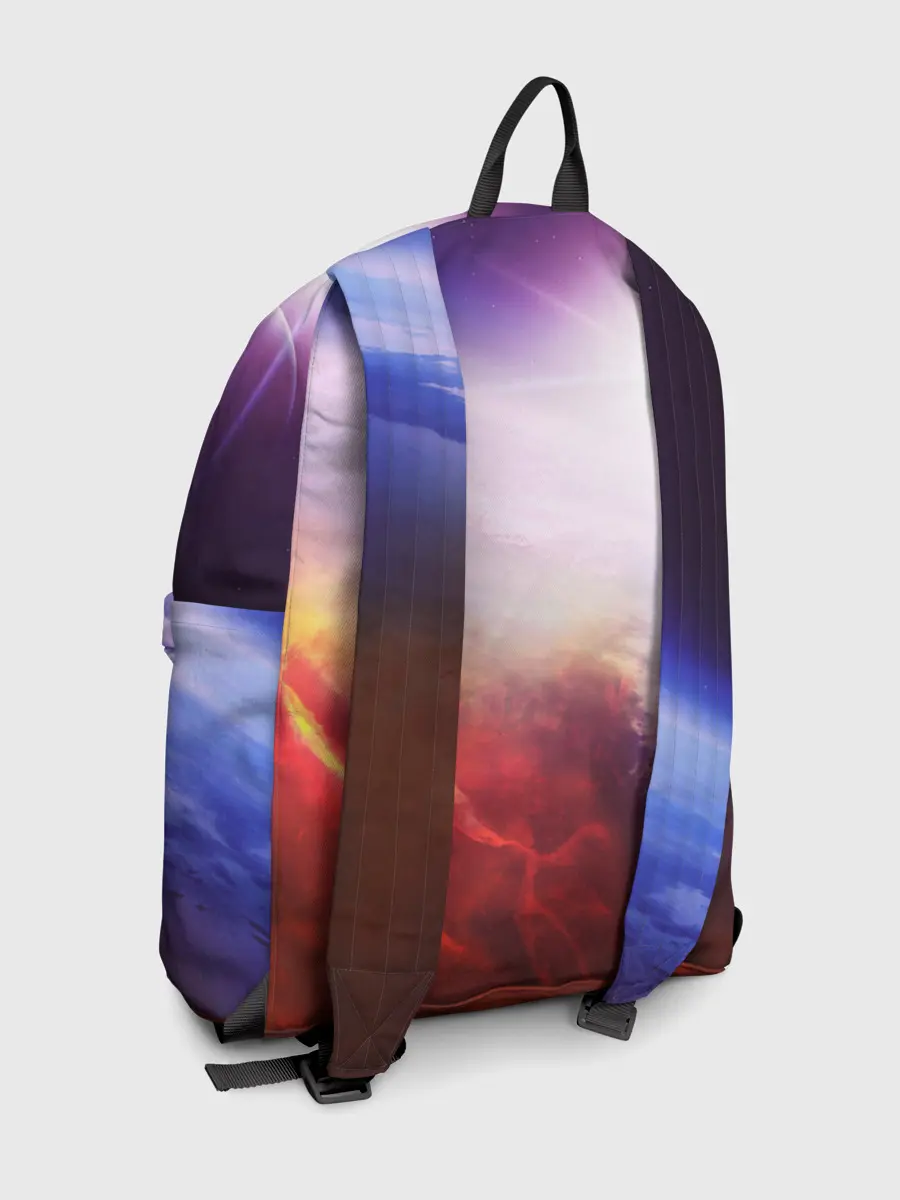 Рюкзак джинсовый / Звезды в неоне