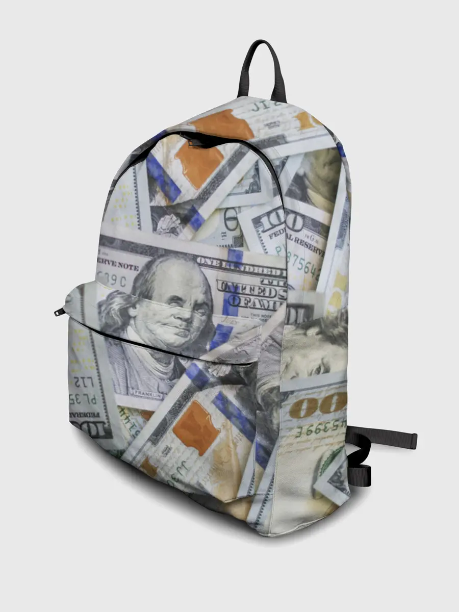 Рюкзак джинсовый / Доллары