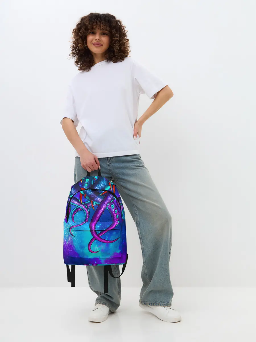 Рюкзак джинсовый / Щупальца