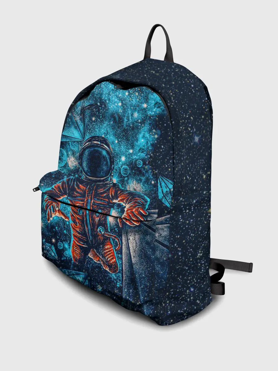 Рюкзак джинсовый / Космонавт