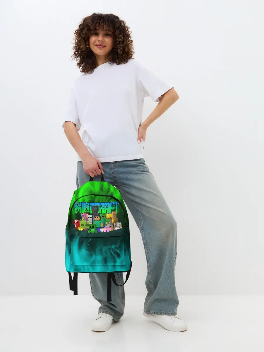Рюкзак джинсовый / Minecraft | Майнкрафт
