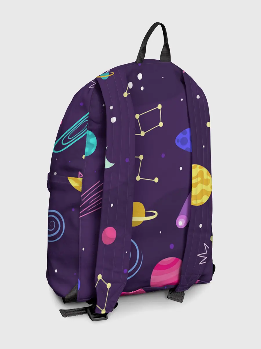 Рюкзак джинсовый / Космический пейзаж