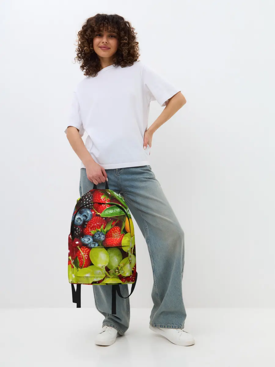 Рюкзак джинсовый / Фруктовый рай