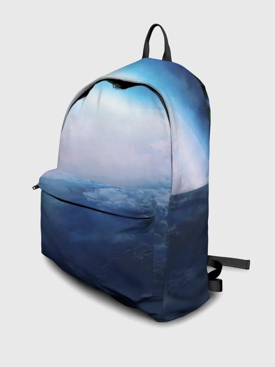 Рюкзак джинсовый / Планета Земля