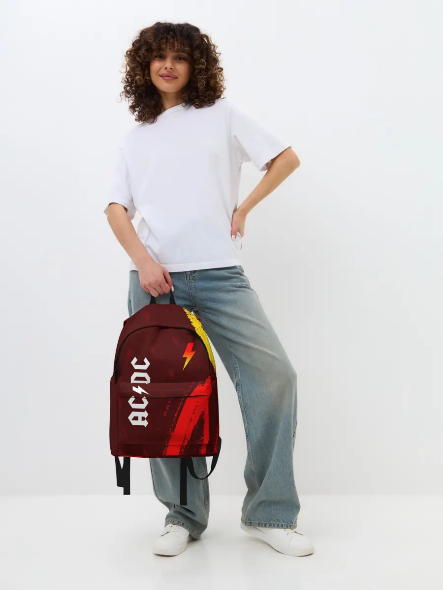 Рюкзак джинсовый / AC DС