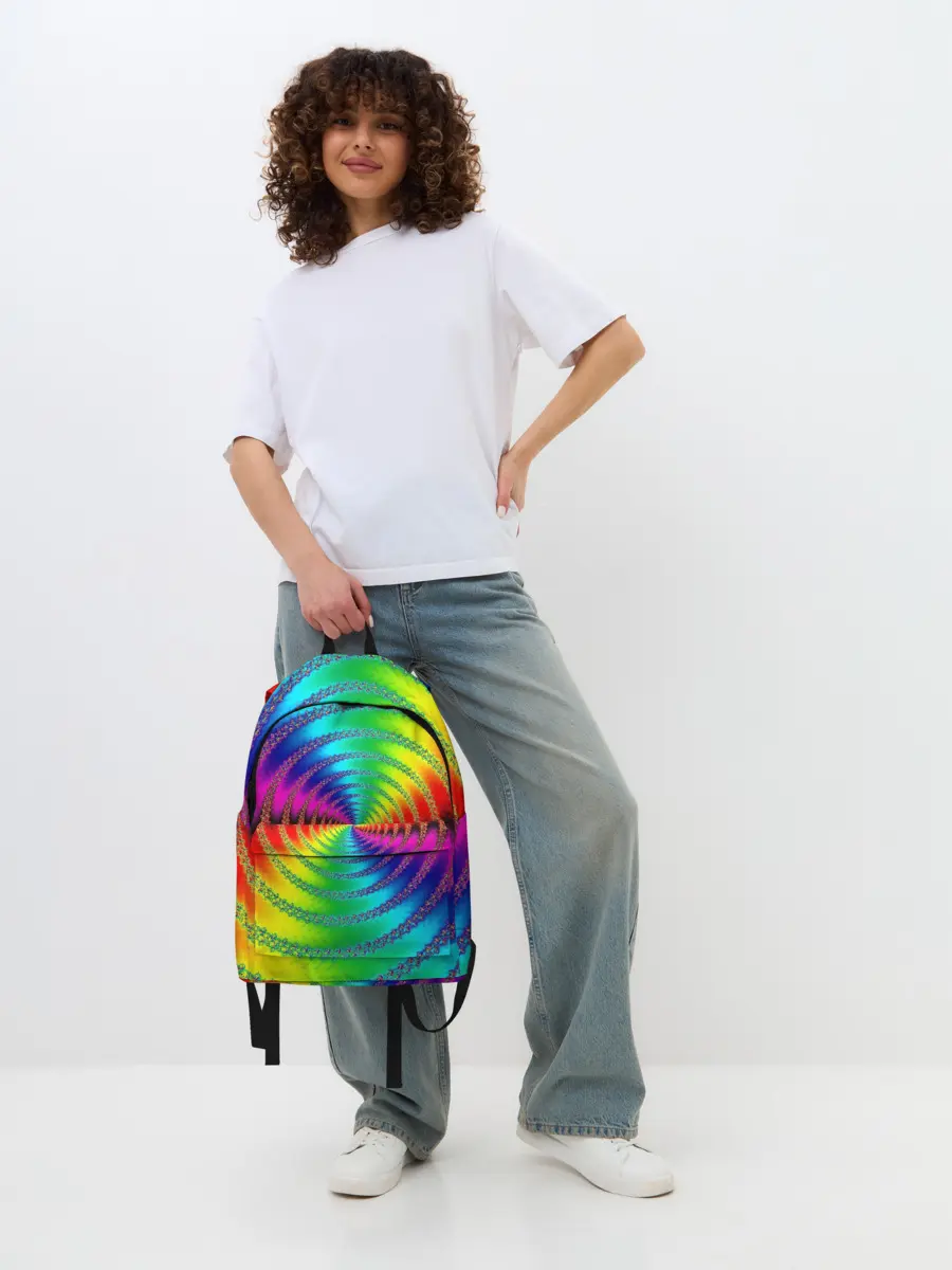 Рюкзак джинсовый / Цветной гипноз