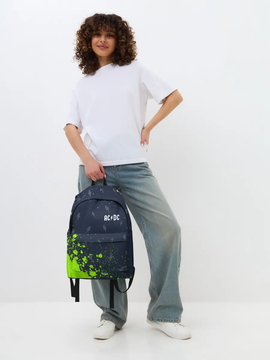 Рюкзак джинсовый / AC DС