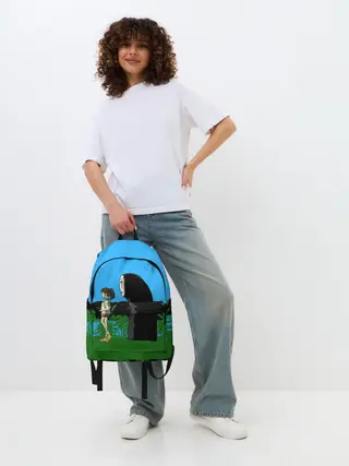 Рюкзак джинсовый / Тихиро гуляет с Каонаси