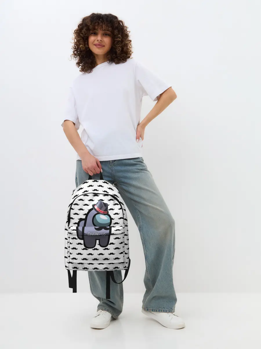 Рюкзак джинсовый / Among Us