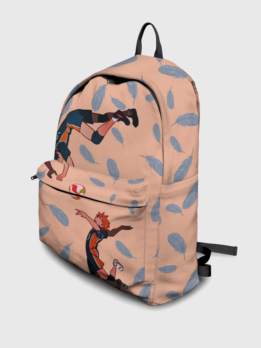 Рюкзак джинсовый / Karasuno Tobio x Hinata