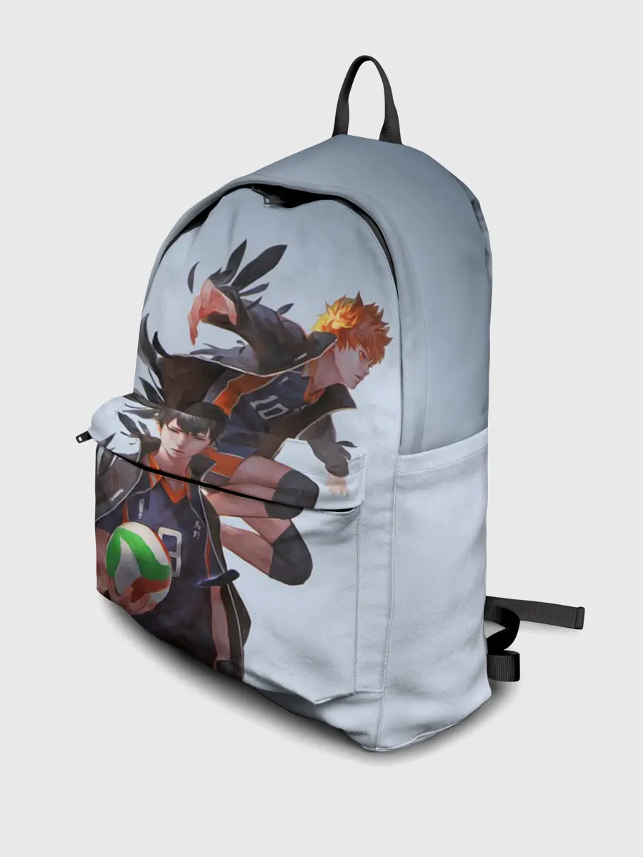 Рюкзак джинсовый / Хината и Тобио