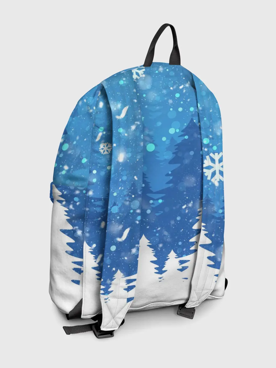 Рюкзак джинсовый / Новогодний Манкрафт на коне