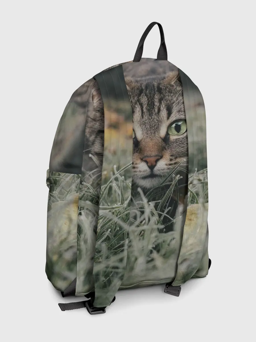 Рюкзак джинсовый / Кошка