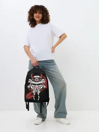 Рюкзак джинсовый / Самурай Маска