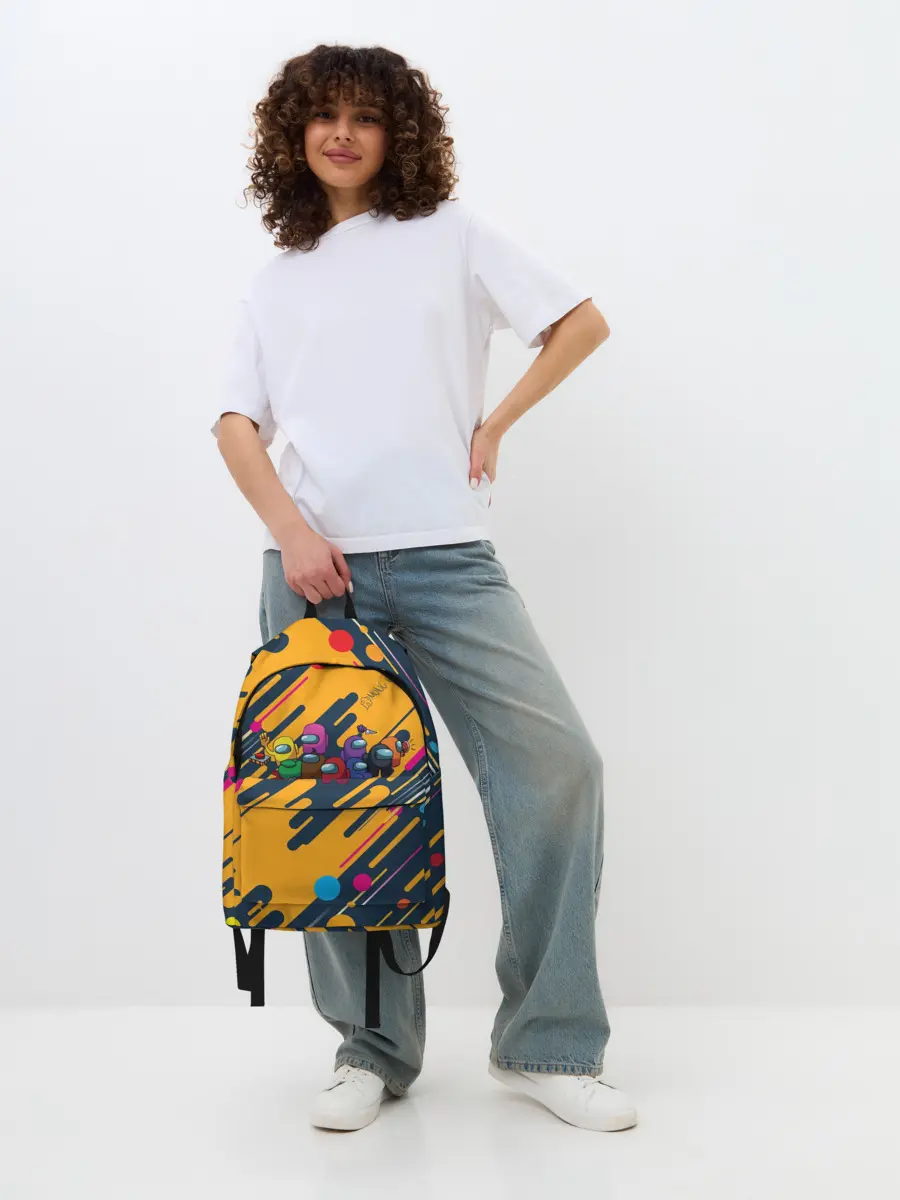 Рюкзак джинсовый / Among us