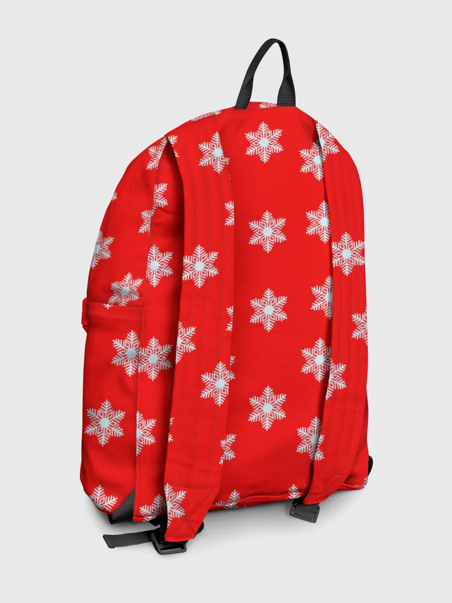 Рюкзак джинсовый / Оленёнок в снежинках