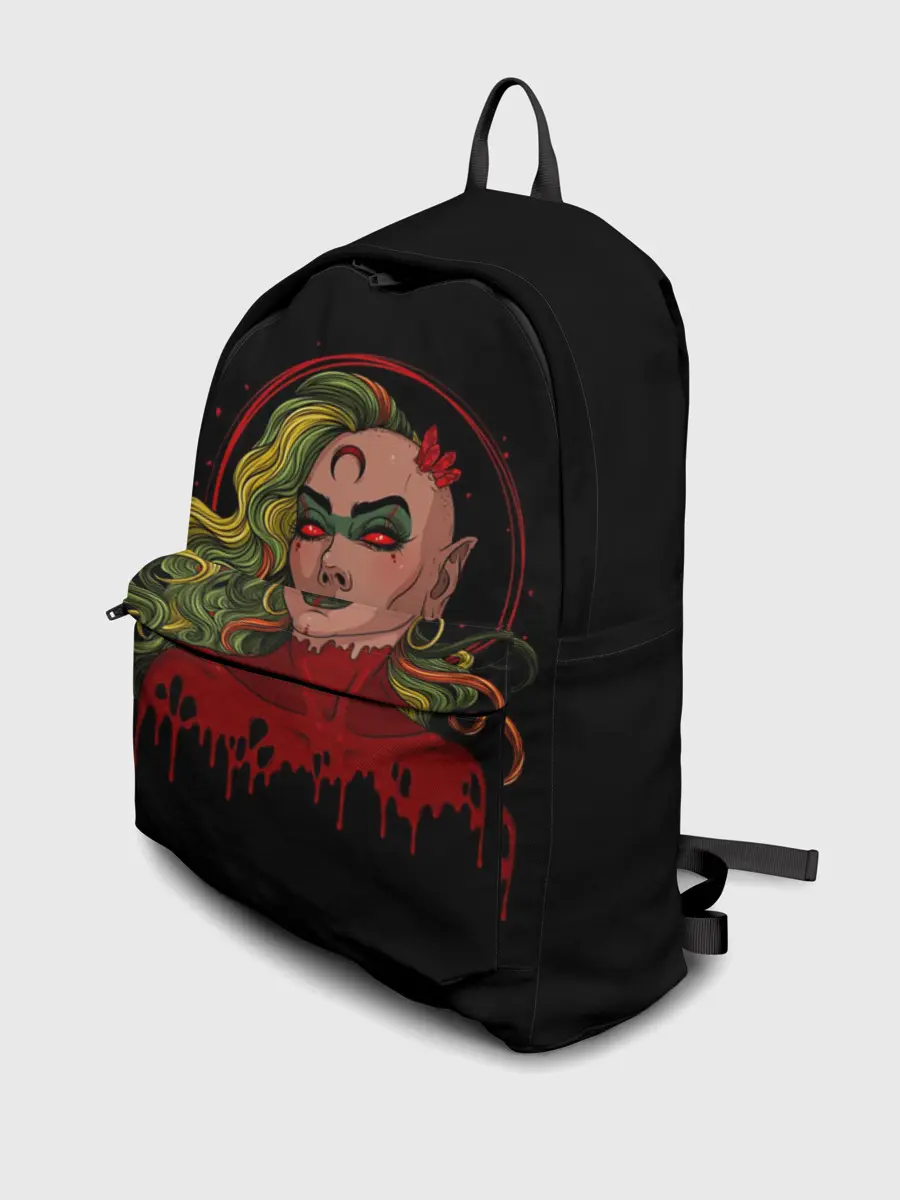 Рюкзак джинсовый / Ведьма