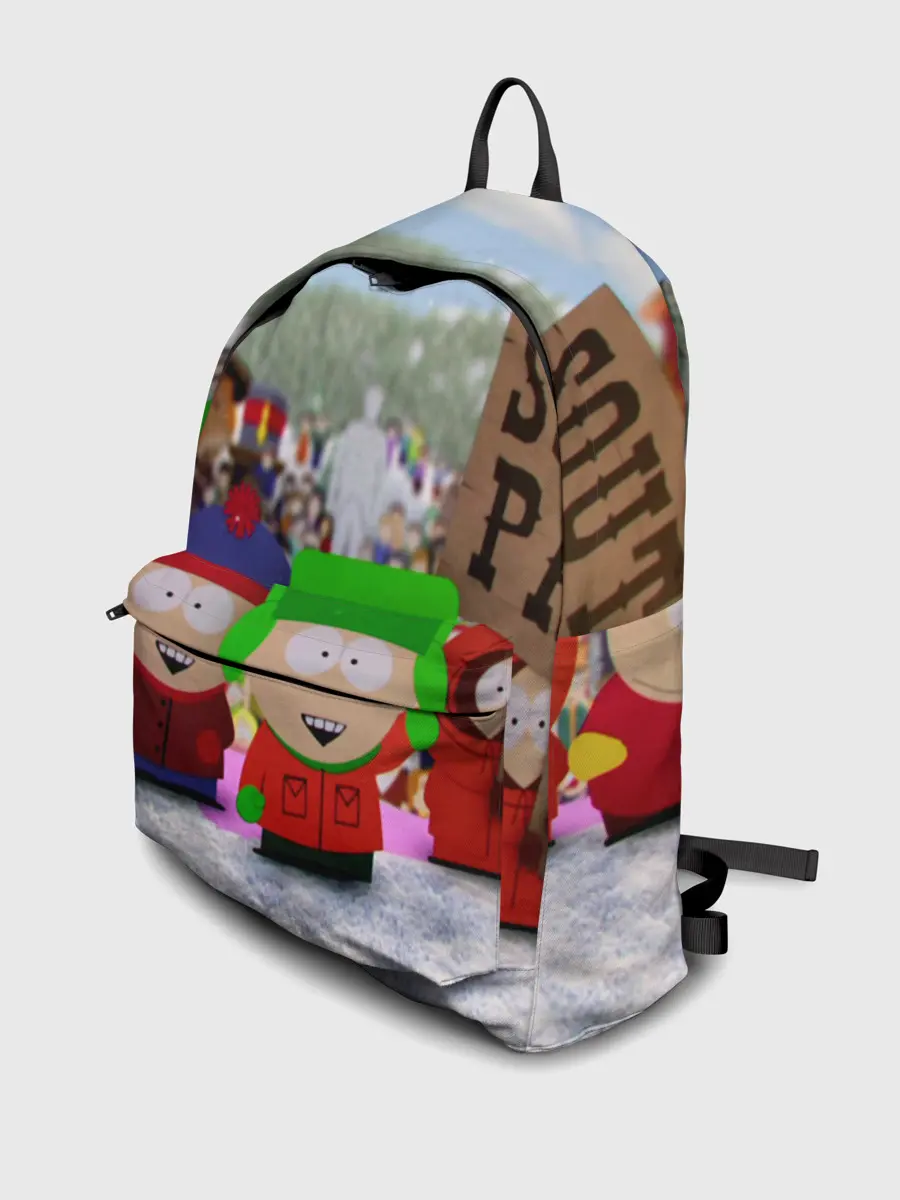Рюкзак джинсовый / Южный Парк / South Park .