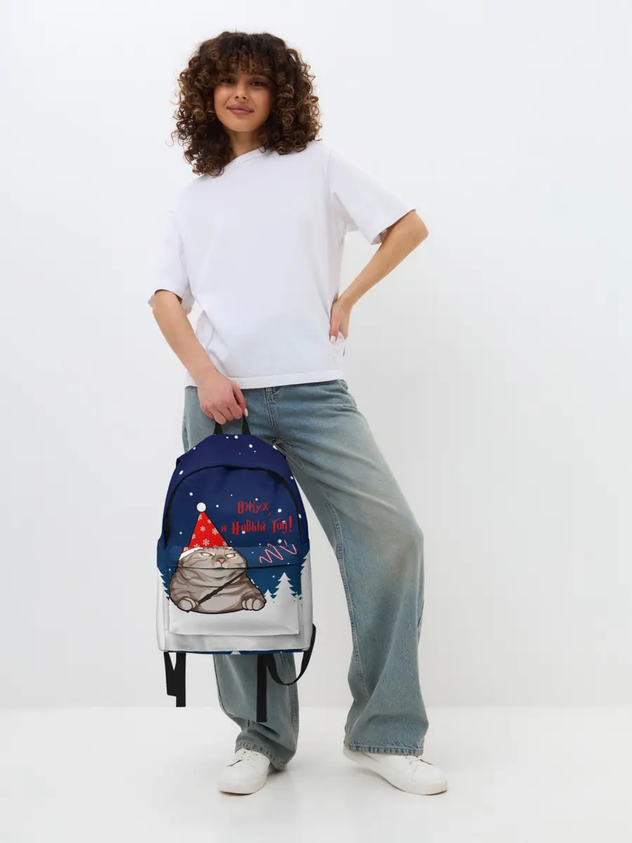 Рюкзак джинсовый / Вжух и Новый Год