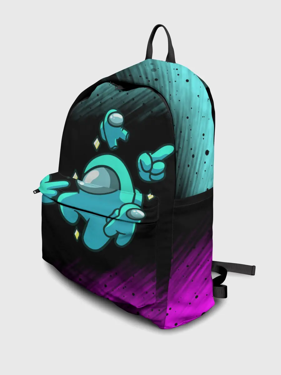 Рюкзак джинсовый / AMONG US - Crewmate With Mini