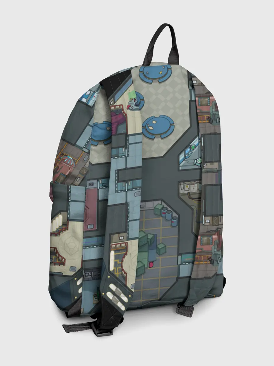 Рюкзак джинсовый / AMONG US - КАРТА