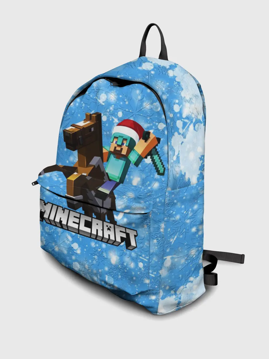 Рюкзак джинсовый / Новогодний Манкрафт