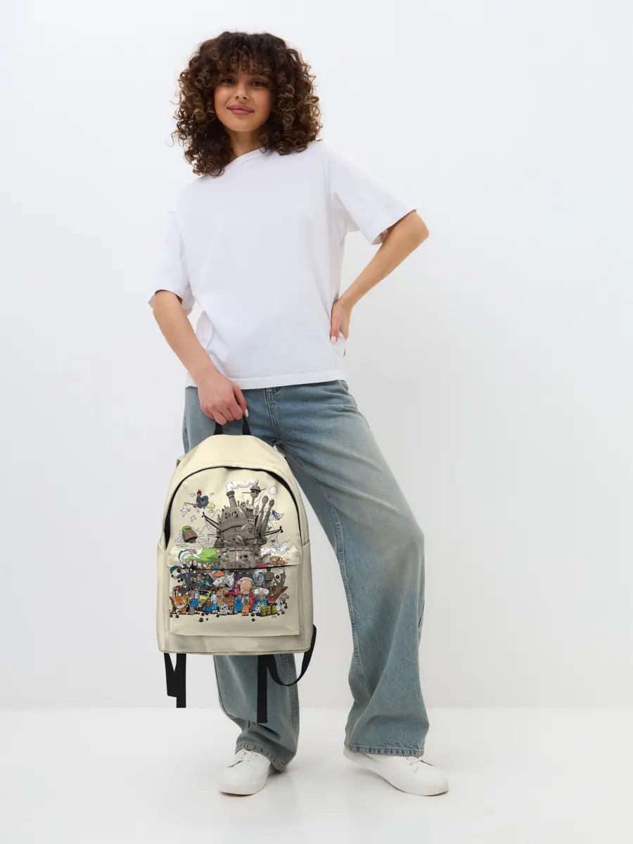 Рюкзак джинсовый / Мир Миядзаки