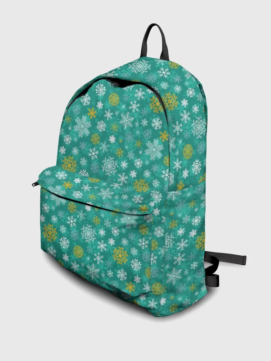 Рюкзак джинсовый / Снежинки