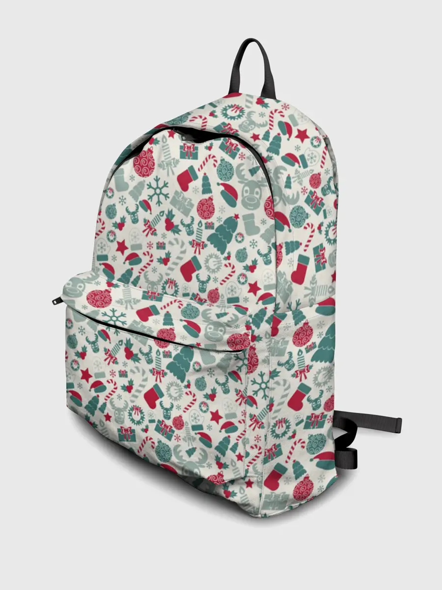 Рюкзак джинсовый / Новогодняя Символика